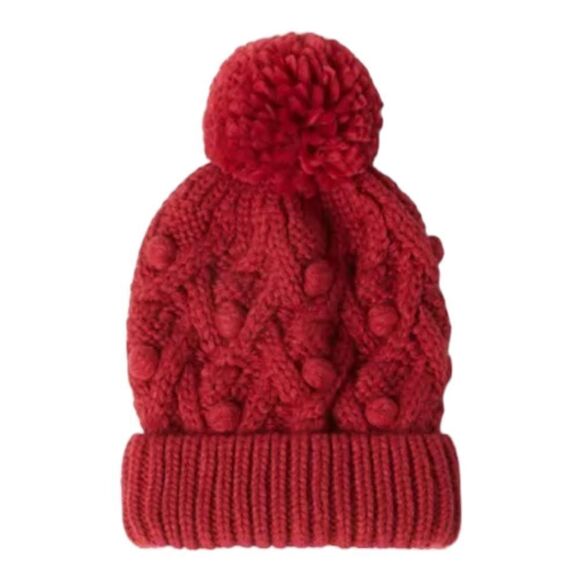 ZARA Kids | Reddish | BOBBLE HAT - Picture 2 of 3